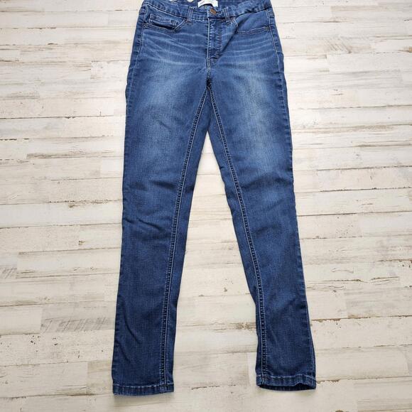 Buckle Denim - BKE Parker High Rise Ankle Skinny Jeans - Whiskers - Size 28 Fits 28x29